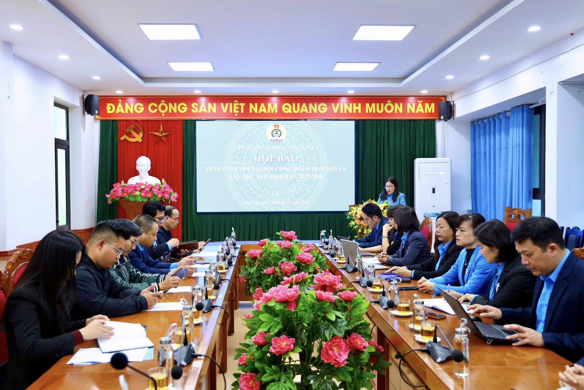 Họp báo tuyên truyền Đại hội Công đoàn tỉnh Sơn La lần thứ XVI, nhiệm kỳ 2025 – 2030