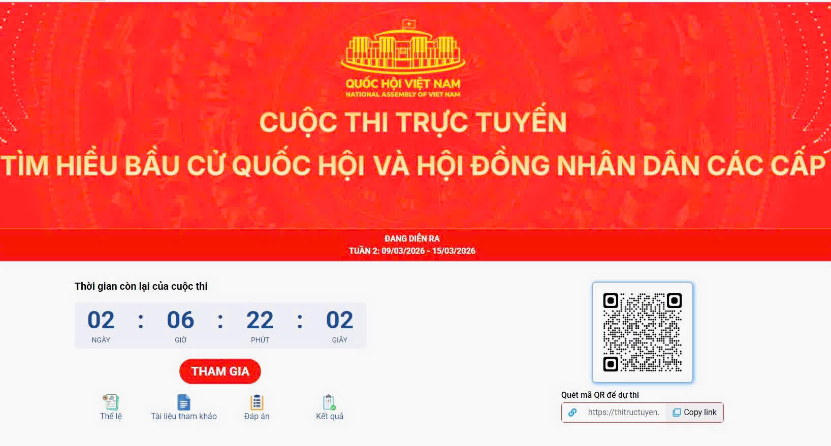 Sức lan tỏa từ cuộc thi trực tuyến tìm hiểu về bầu cử đại biểu Quốc hội và HĐND