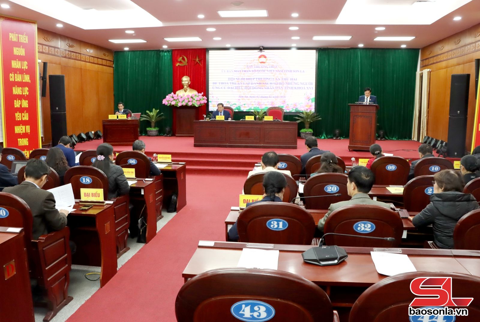 Hội nghị hiệp thương lần thứ hai lập danh sách sơ bộ người ứng cử đại biểu HĐND tỉnh khóa XVI