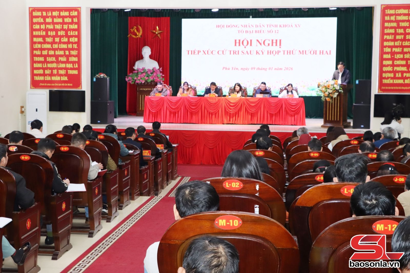 Tổ đại biểu số 12, HĐND tỉnh tiếp xúc cử tri các xã: Phù Yên, Mường Cơi, Mường Bang và Suối Tọ