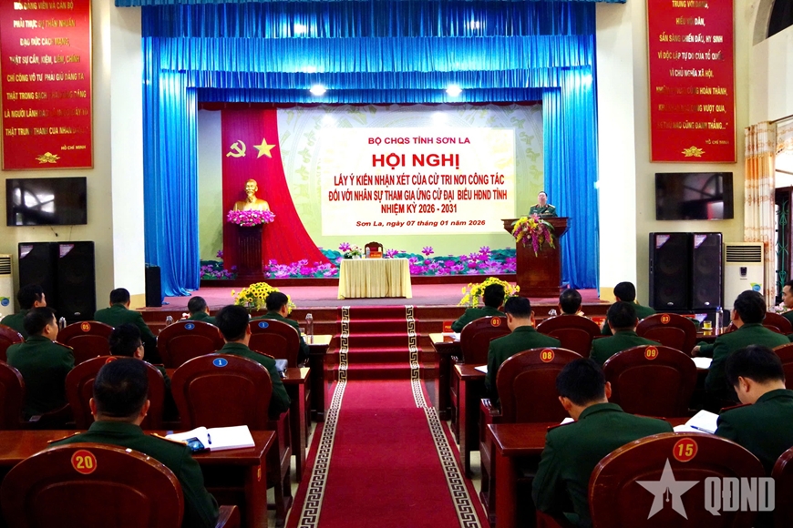 Đại t&aacute; Nguyễn Đ&igrave;nh Hu&acirc;n được giới thiệu ứng cử đại biểu HĐND tỉnh Sơn La, nhiệm kỳ 2026 - 2031