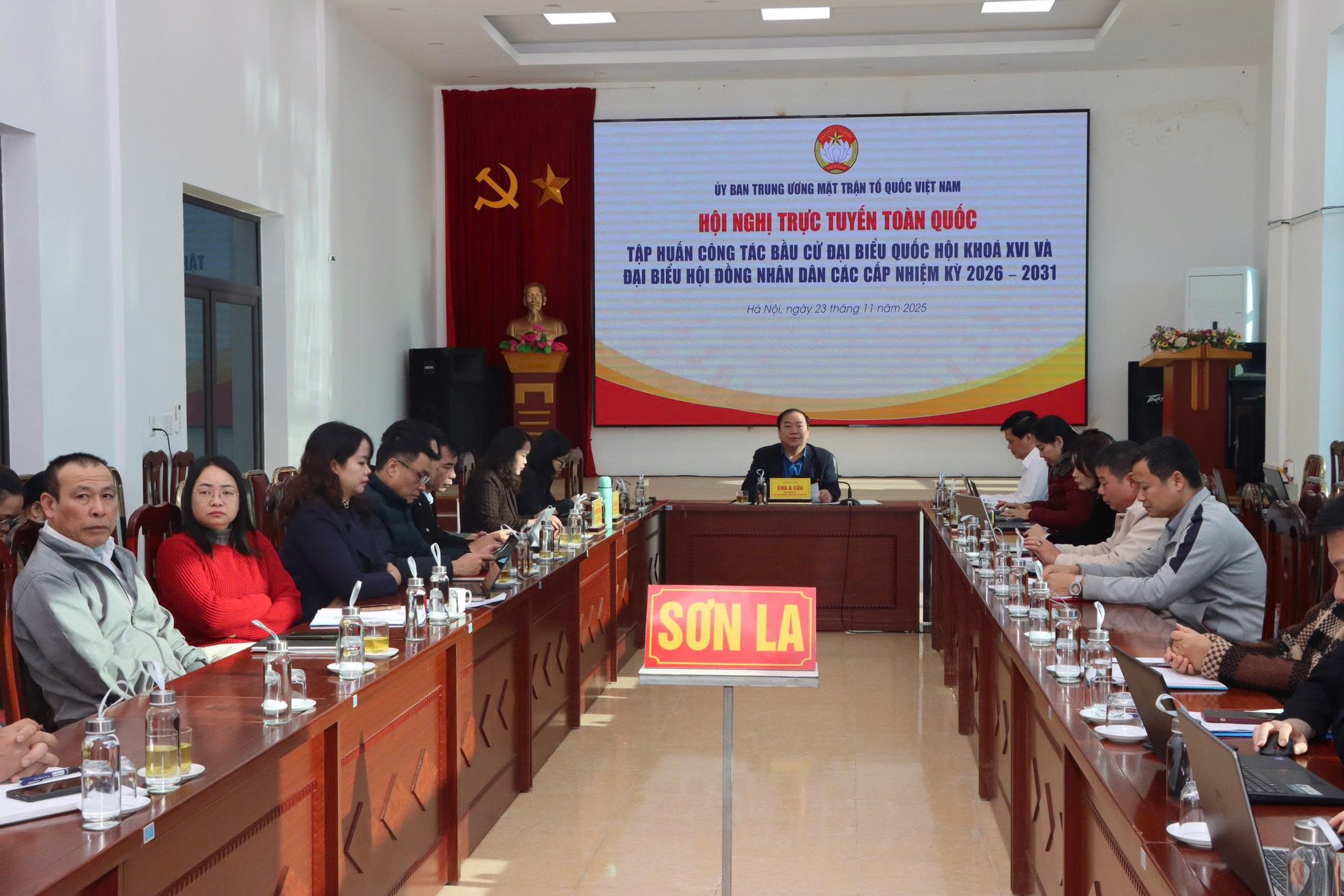 Hội nghị tập huấn công tác bầu cử đại biểu Quốc hội khóa XVI và đại biểu HĐND các cấp nhiệm kỳ 2026-2031 trong hệ thống MTTQ Việt Nam