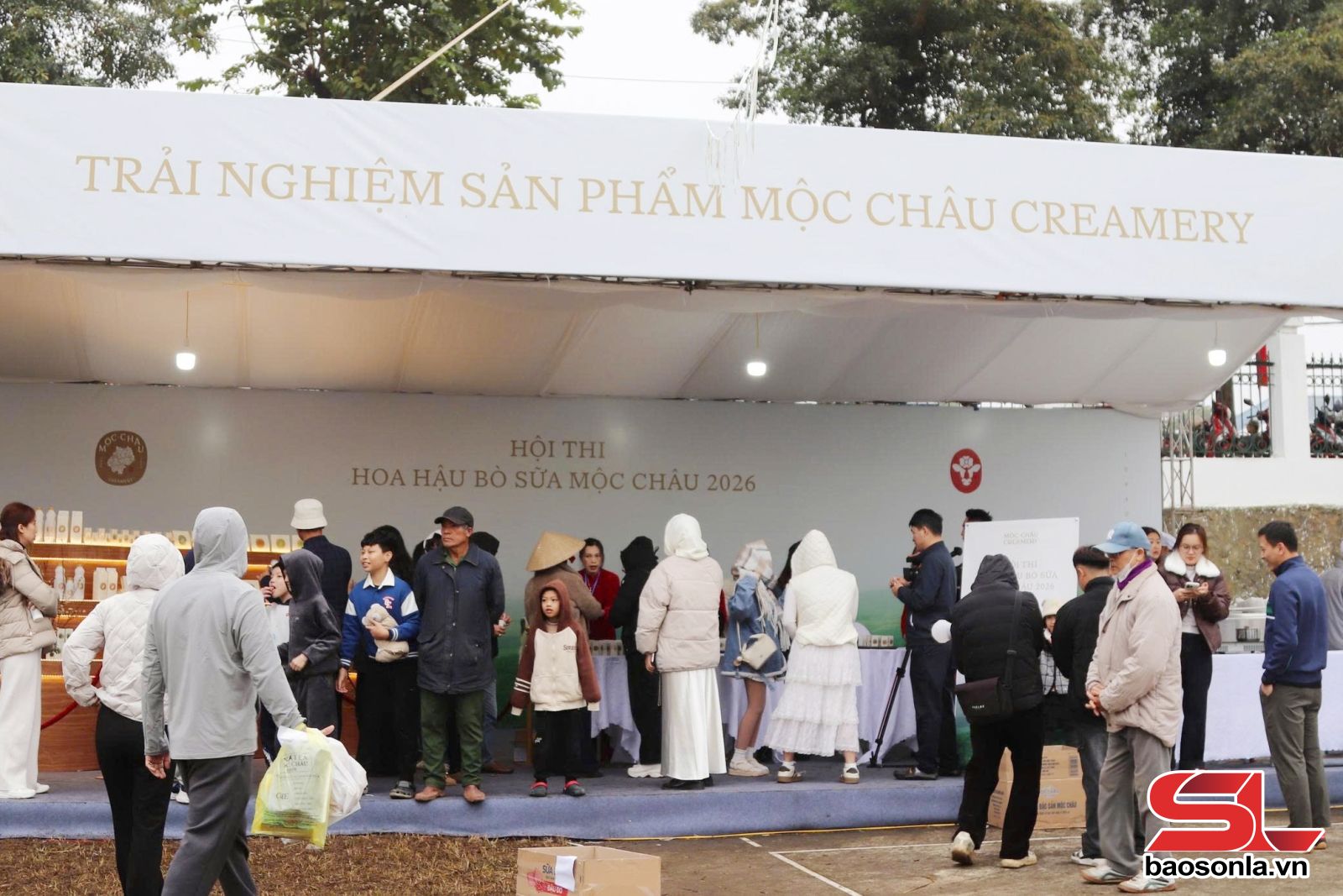 Hoạt động xúc tiến thương mại tại Hội thi Hoa hậu bò sữa Mộc Châu năm 2026