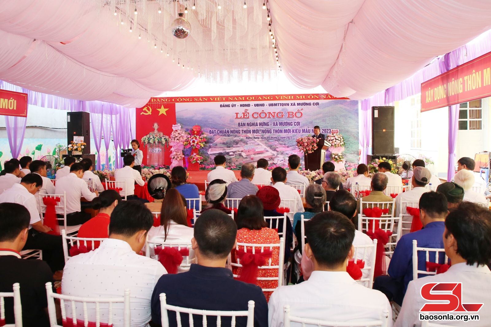 Bản Nghĩa Hưng đạt chuẩn nông thôn mới kiểu mẫu