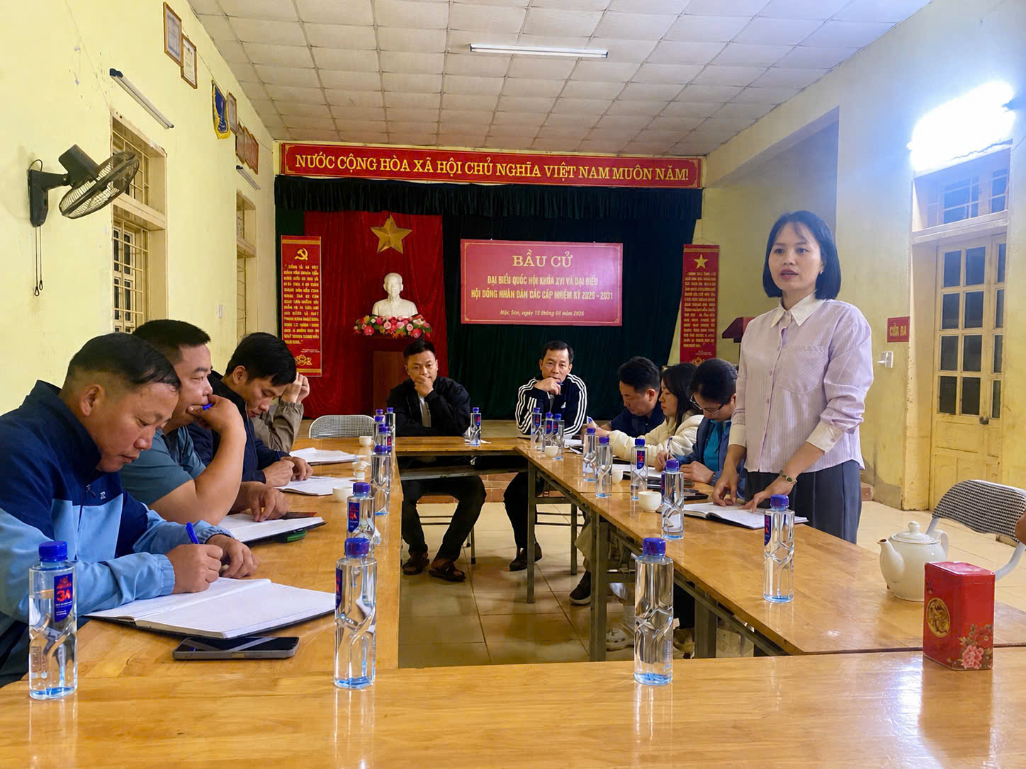 Phường Mộc Sơn: Tổ chức buổi làm việc với Cấp uỷ chi bộ và các dòng họ