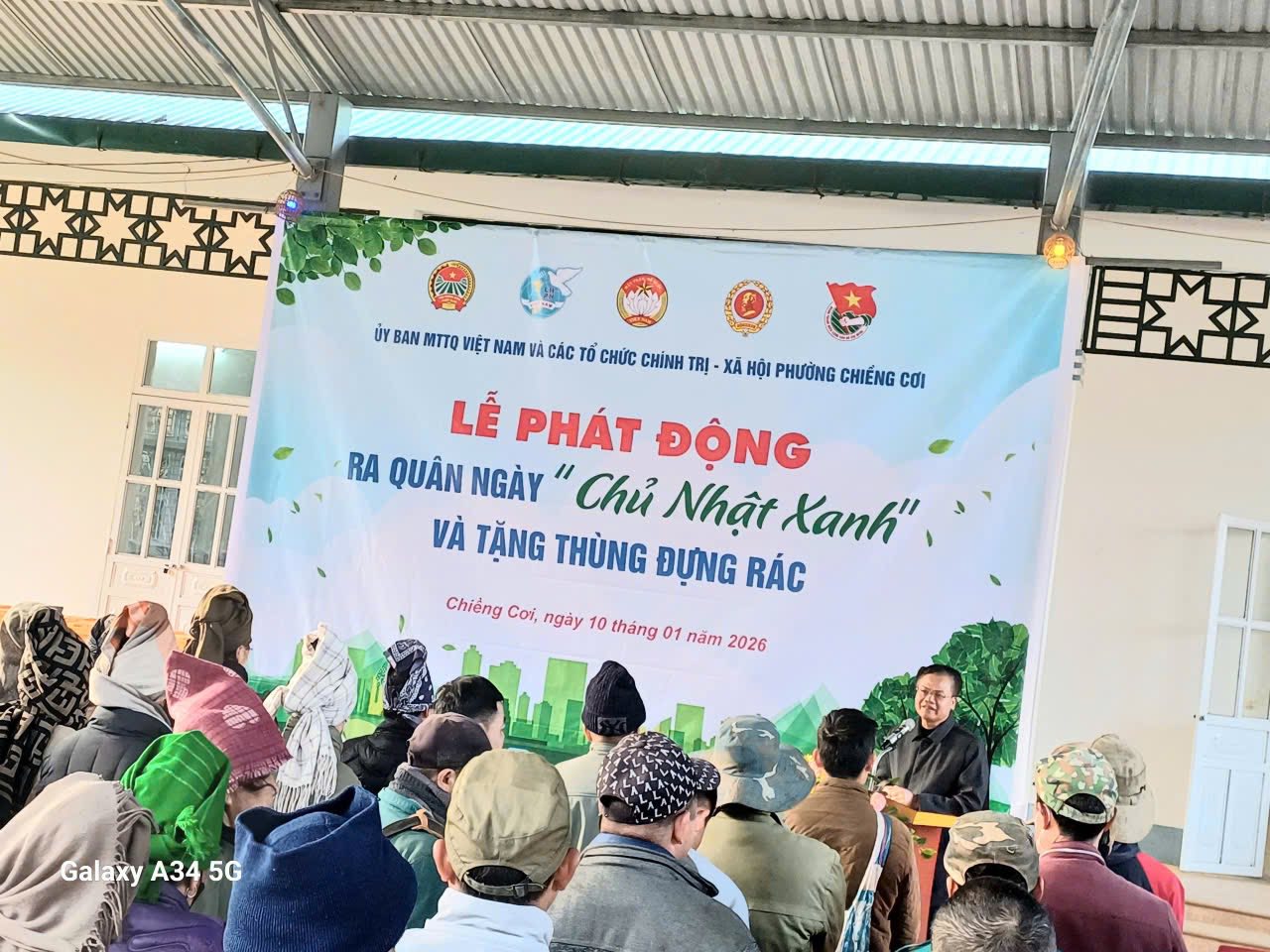 Phường Chiềng Cơi tổ chức Lễ phát động ra quân ngày “Chủ nhật xanh”